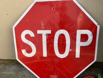 Full-Size Metal Stop Sign