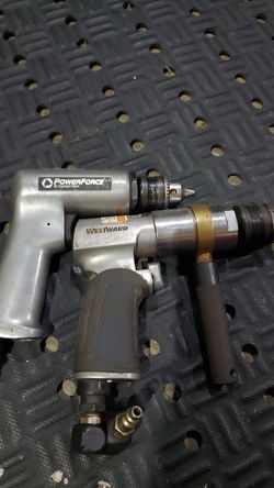 Air 3/8 and 1/2 drills