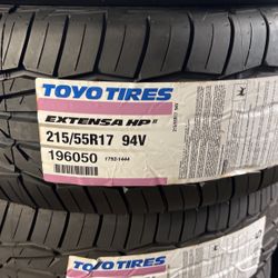 215/55/17 Toyo Extensa HP2