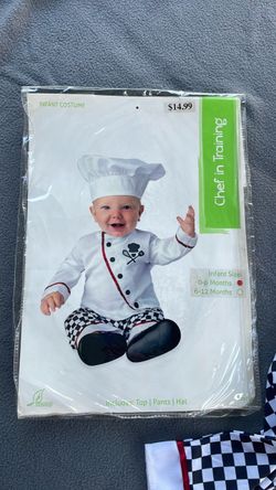 0-6 months chef costume