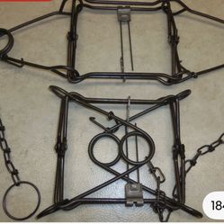 2 New Duke 220 Body Grip Traps Trapping Groundhog Raccoon Fisher Badger 0420