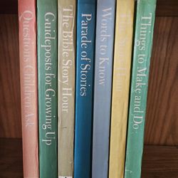 7 HARDBACK CHILDREN GROWING UP SET OF BOOKS , LIKE NEW, EDUCATION SET