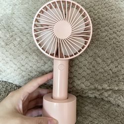 Handheld Fan, Mini Portable Fan Powerful pink