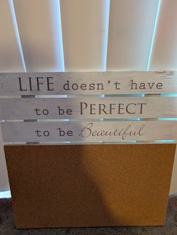 Cute Wall HANGING W/Bulletin Board