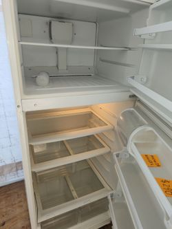 White Whirlpool refrigerator