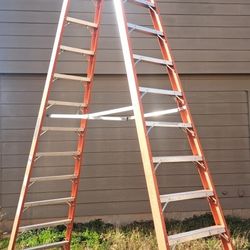 Louisville 14ft Fiberglass Twin Step Ladder