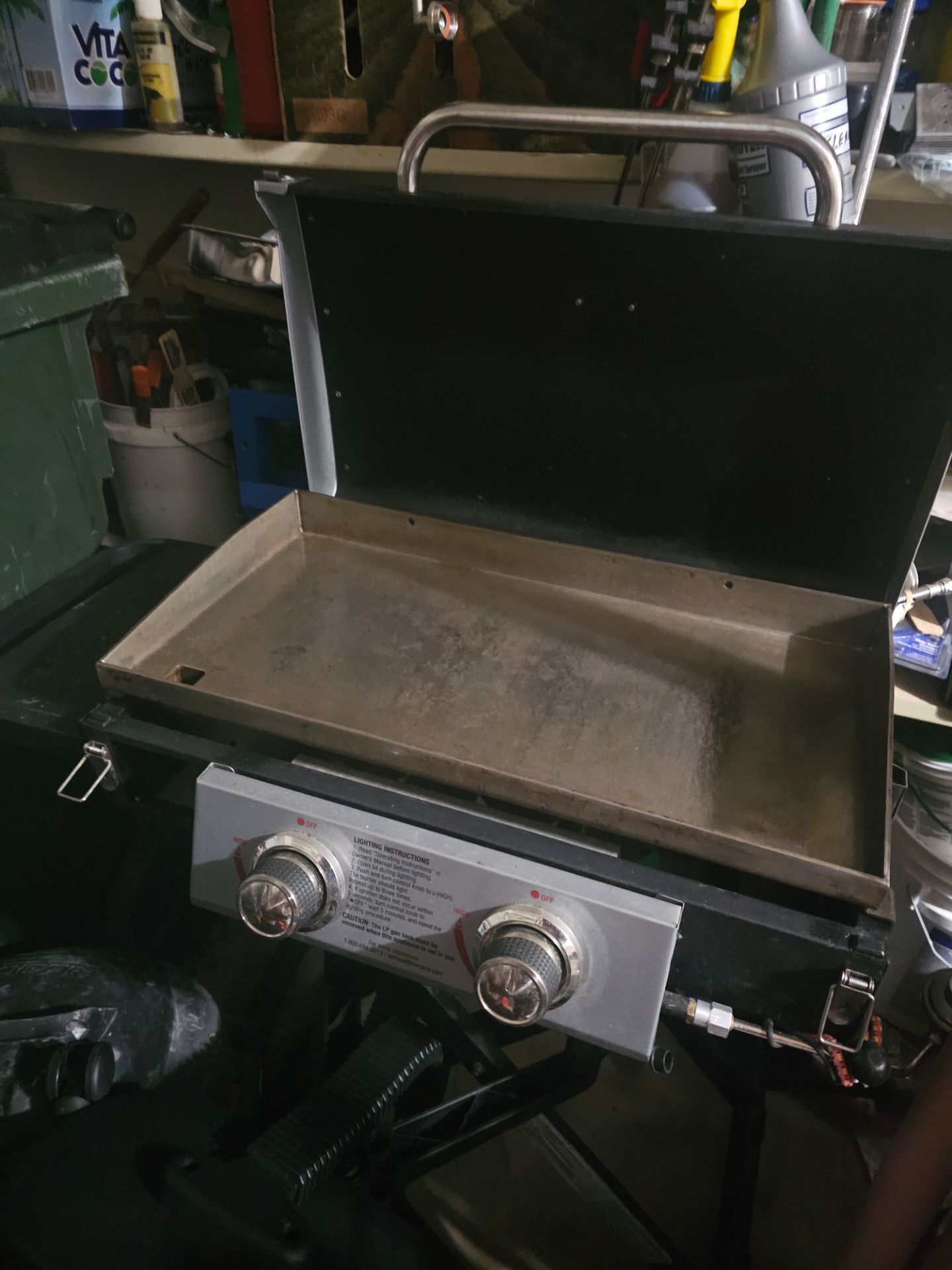 Small outdoor Griddle gas great condition