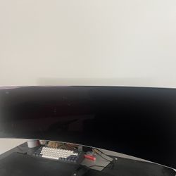 Samsung 49" Odyssey OLED (G93SC) Series Curved Gaming Monitor w QD-OLED, 240Hz, 0.03ms, DQHD, G-Sync Compatible, AMD FreeSync Premium Pro,Height Adjus