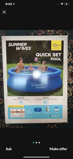Intenx Quickset 10’ Pool