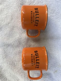 2 Bulleit Frontier Whiskey Campfire Mugs