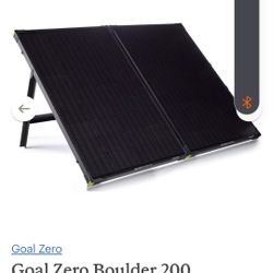 Solar Panels! Goal Zero 200 Suitcase Solar Panels