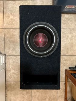 1,200 watt rms /2,400 Watt peak Subwoofer Audio pipe with ported box