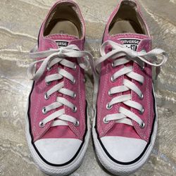 Converse All Star Low Tops Lace Up Shoes Sneakers Pink Men’s 6 / Women’s 8 ( Please See description) 