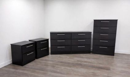 Dresser, chest and 2 nightstands - Cómoda, Gavetero y 2 mesitas de noche