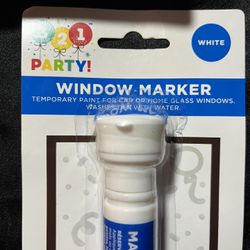 White Window Marker