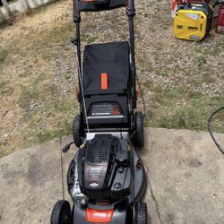 ECHO 21 in. 190 cc Briggs and Stratton Gas 3-in-1 Dual Blade RWD Self-Propelled Lawn Mower with Sing