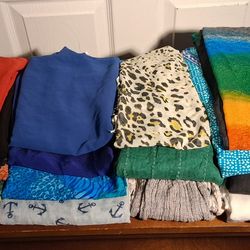 lot of 16 pieces ladies beach bathing suit cover ups sarongs/wraps/scarves/shawls $20 FIRM for ALL!