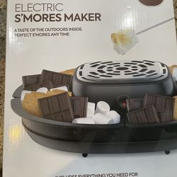 Kusini Electric S’mores Maker - New in Box, Flameless Indoor Roaster with Forks & Trays