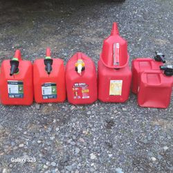 No Spill Gas Cans