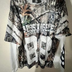 Camo Double-layer graphic sweatshirt