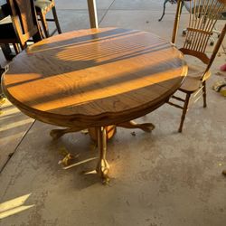 Dining Table, Chairs, Extender