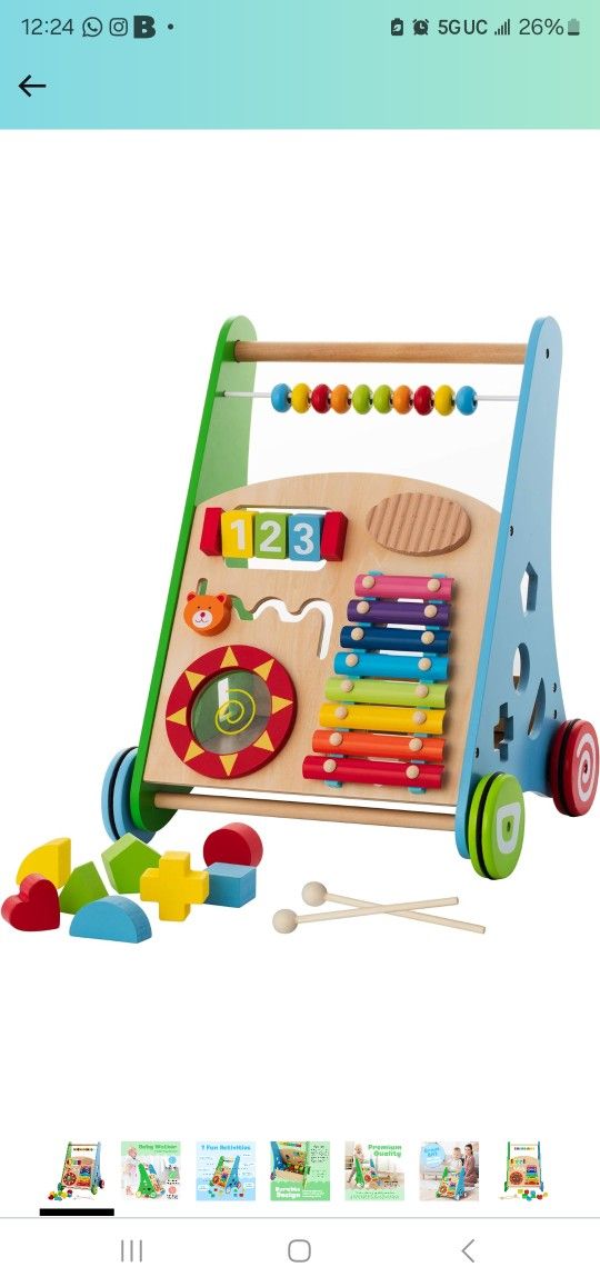 Wooden Avtivity Walker