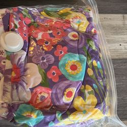 Pottery Barn Kids Full Flower Duvet Cover