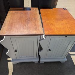 Farmhouse End Tables or Nightstands