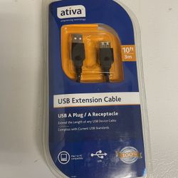 Ativa™ USB 2.0 Extension Cable 10’