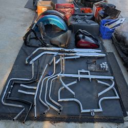 Harley Parts From Softail, Front Jeep TJ Axle, Chevy Trans