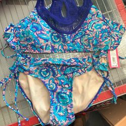 Women’s Two Piece Bathing Suit (size M)