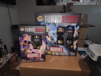 Funkoverse Marvel Game Chase Variation Funko Game And Thanos Bundle #100 And #101