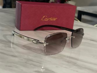 Cartier Glasses - white buffs
