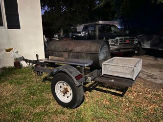 Mobile grill bbq smoker
