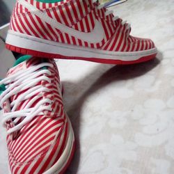 Candy Cane Nikes