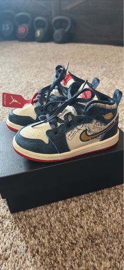 Air Jordan 1 Mid Toddler Sneakers 8c