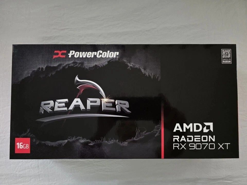 PowerColor Reaper AMD Radeon RX 9070 XT 16GB Graphics Card