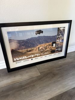 Ken Block #43 Autographed Framed Poster