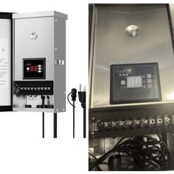 DEWENWILS 300W Landscape Lighting Transformer, 3 Independent Control Outputs, 120V AC to 12V/14V AC, Dusk to Dawn & Timer,Low Voltage Transformer for 