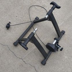 BalanceFrom Bike Trainer Stand Steel Bicycle Exercise Magnetic Stand with Front Wheel Riser