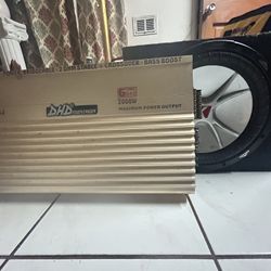 Kicker CompVR 12-inch subwoofer, Amplifier Set