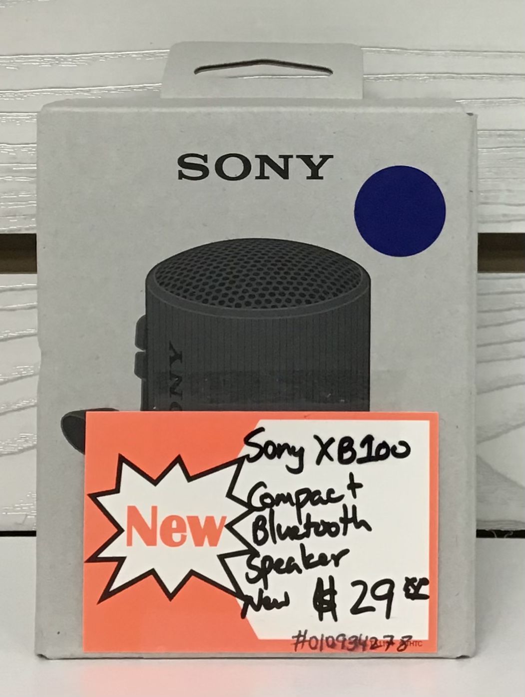Sony XB100 Compact Bluetooth Speaker New
