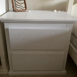 Two White Night Stands