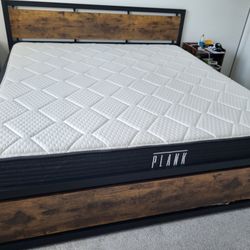 QUEEN Plank Firm Mattress - New !