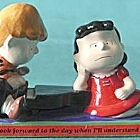 Vintage Peanuts Figure Lucy And Schroeder At Piano