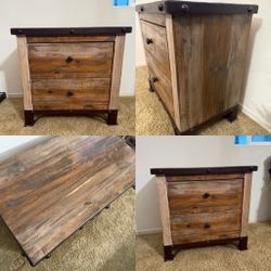 Solid Wood Nightstands (2)