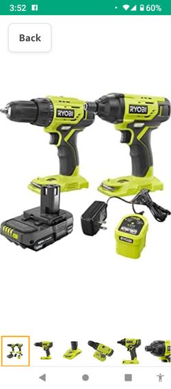 Ryobi Impact Drill Set