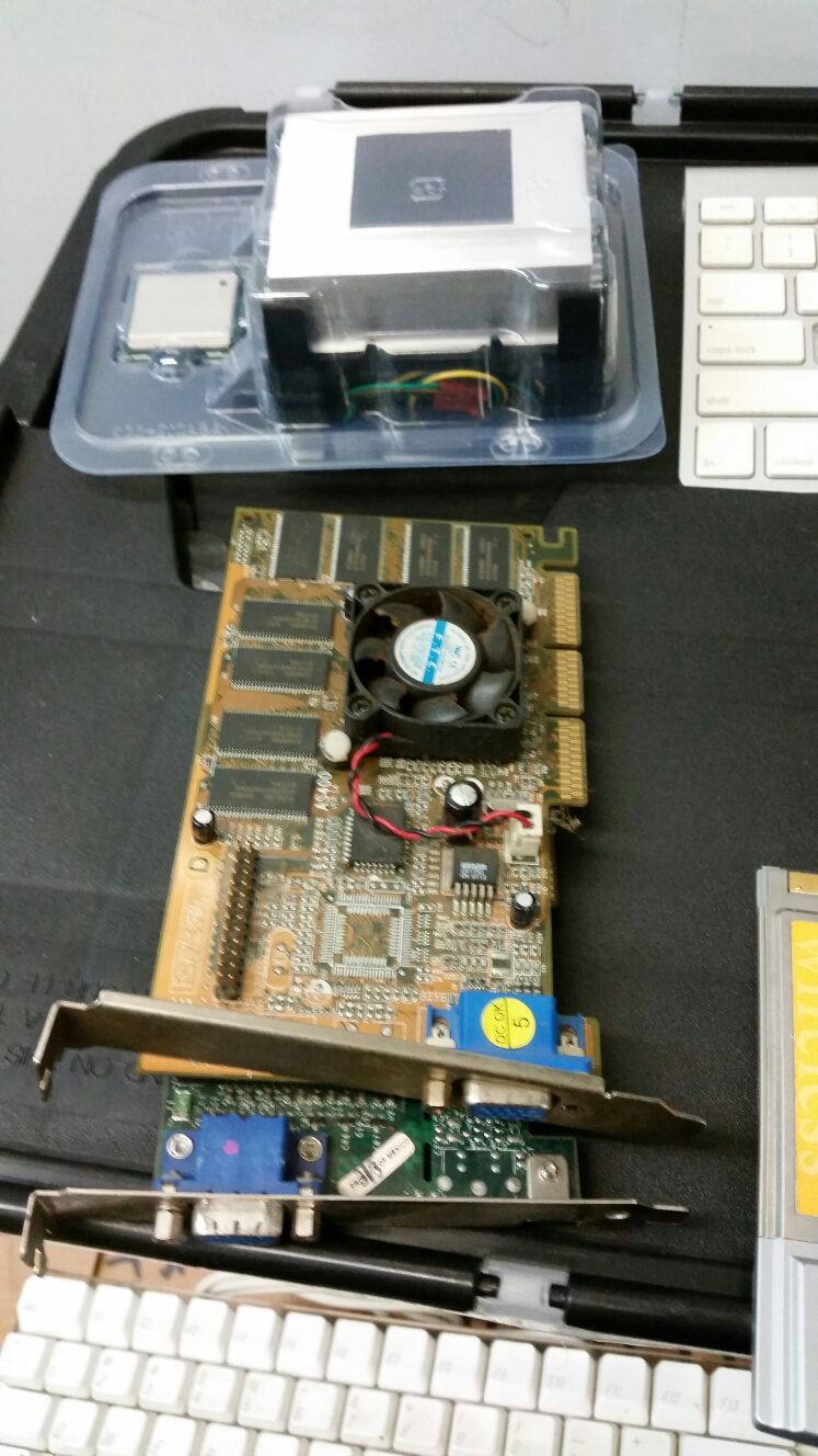 Cheap Random computer parts (CPUs, Pentium core 2 chips, VGA cards)