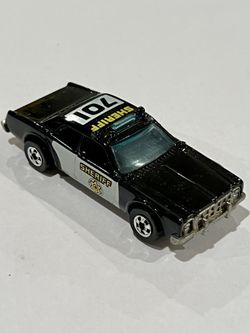 Vintage 1982 Hot Wheels Mainline Sheriff Patrol Car Loose
