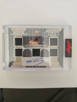 2024 Leaf Ultimate Sports Signature Relics Holo Sparkle Auto Shaquille O'Neal /4